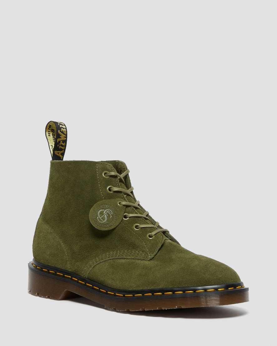 Dr. Martens 101 Suede Ankelstøvletter Dame Grønn [6028PJVLR]